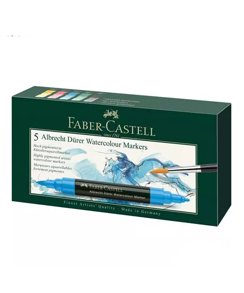 Faber-Castell Albrecht Durer Watercolour Marker - Set of 5