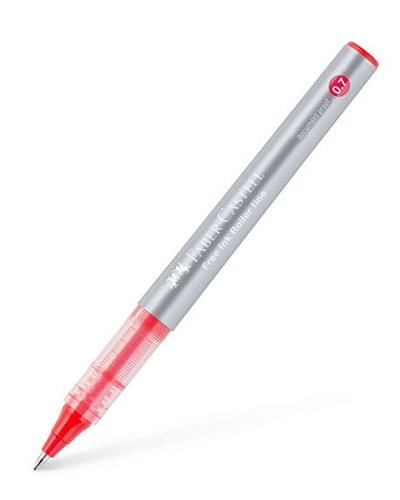 Faber Castell Free Ink Rollerball Pen 0.7 - Red