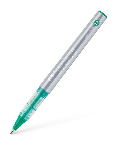 Faber Castell Free Ink Rollerball Pen 0.5 - Green
