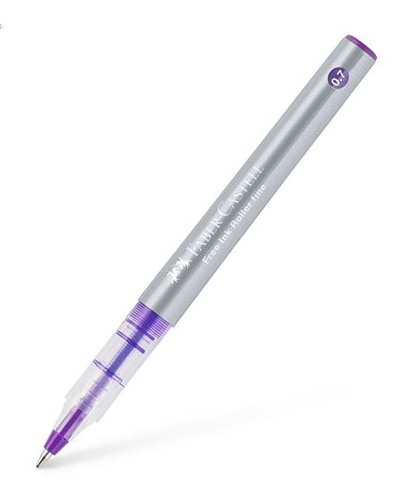 Faber Castell Free Ink Rollerball Pen 0.7 - Violet