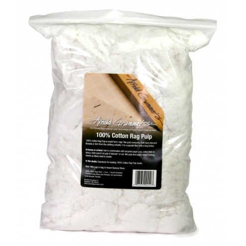 Arnold Grummer 100% Cotton Rag White Pulp - 8oz