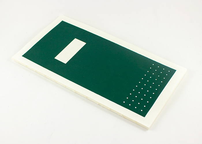 Hanaduri Cabinet Travel notebook - Dot Grid Green