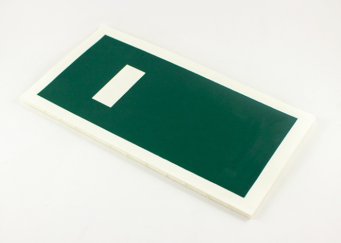 Hanaduri Cabinet Travel notebook - plain Green