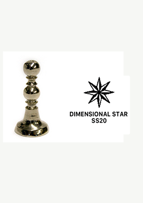 Small Decorative Seal - Dimensional Star