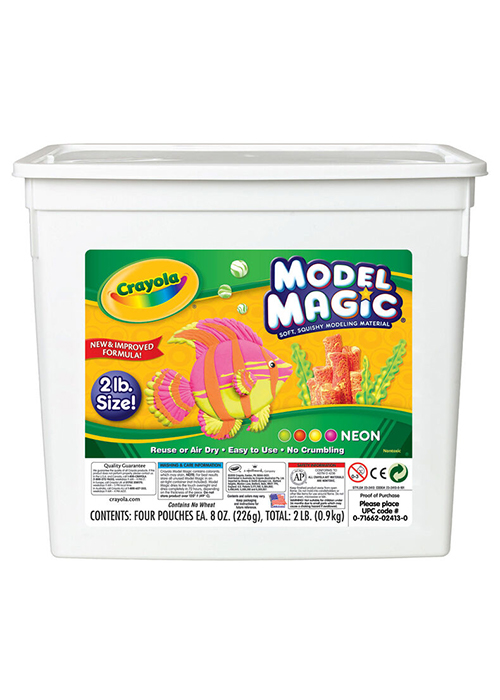 Crayola Model Magic Resealable Set - 32oz Neon