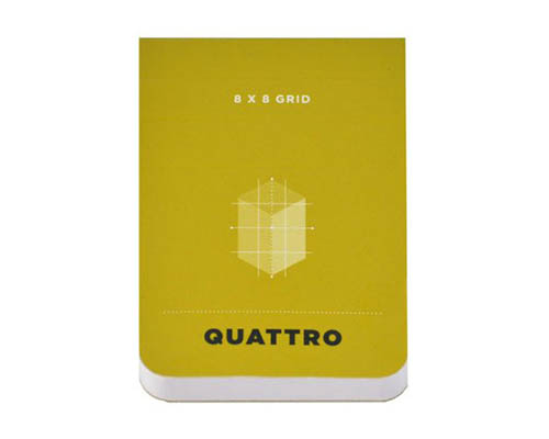 Quattro Artist Journal Grid  2.5"X3.5" 80 Sheets