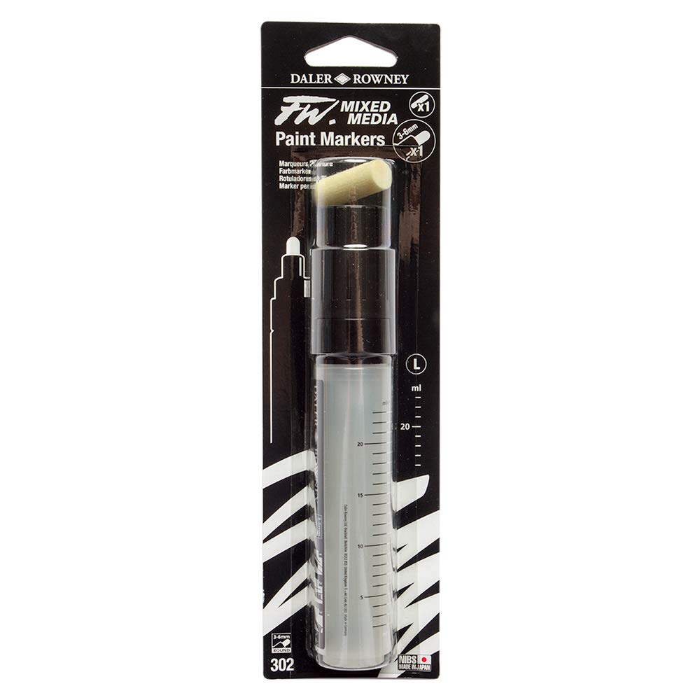 Daler Rowney FW Empty Paint Marker - 3-6mm Round