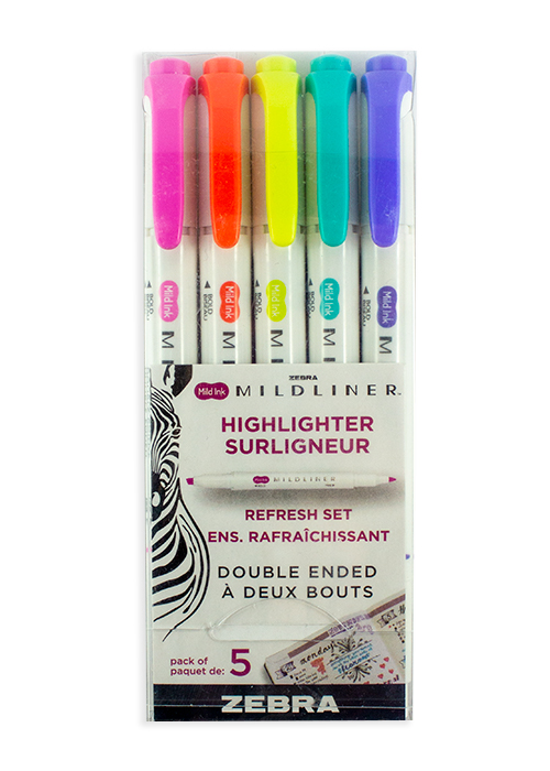 Zebra Midliner - Refresh Set of 5