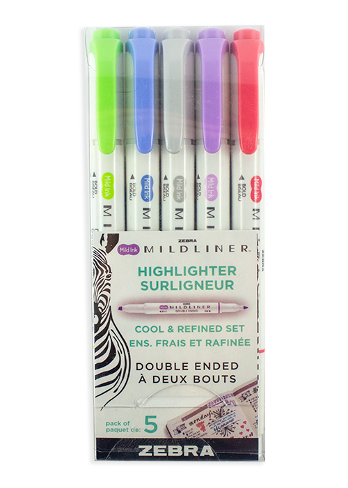 Zebra Midliner - Cool & Refined Set of 5