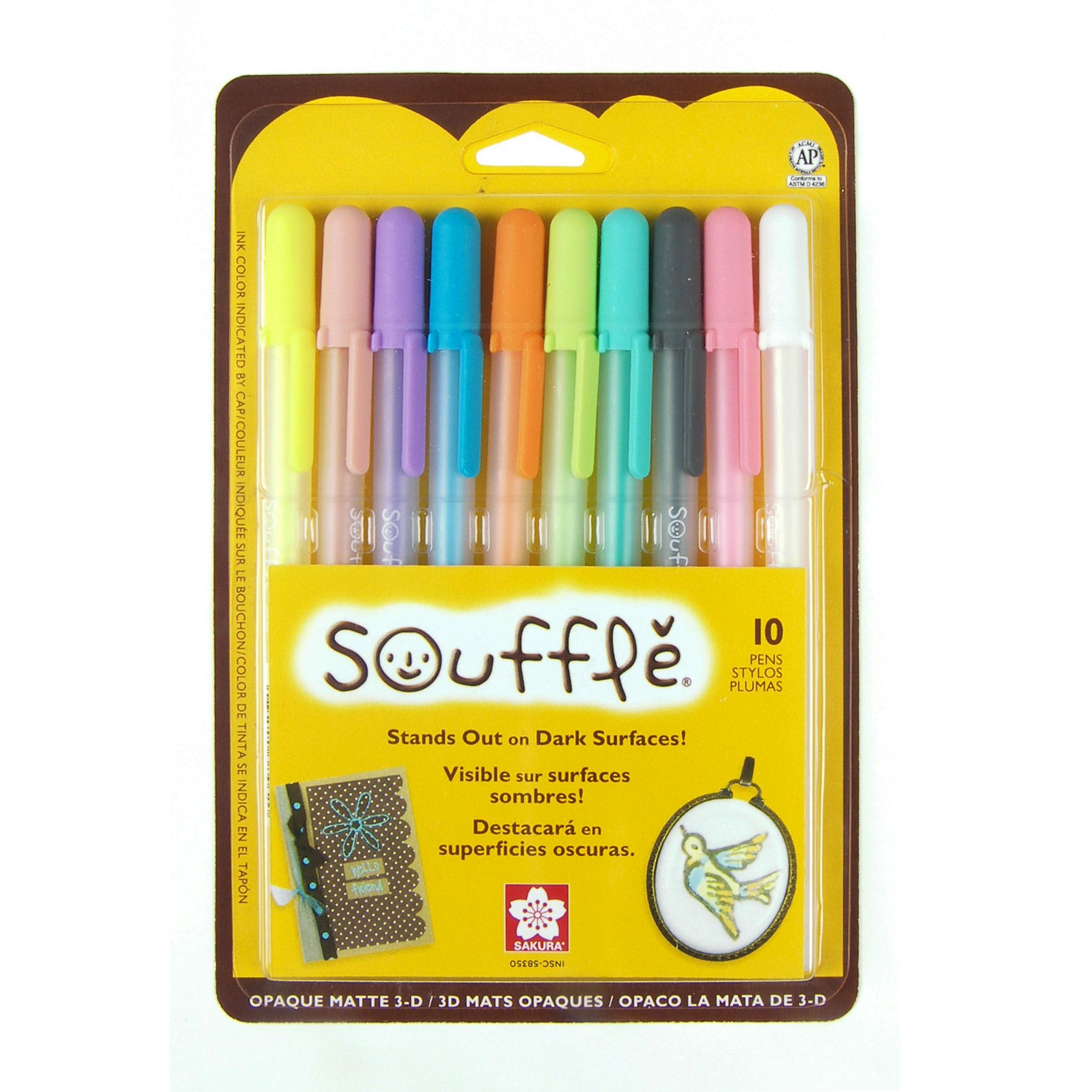 Sakura Souffle Pens - 10pk Assorted