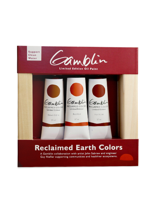 Gamblin Artists Oil Paints -  Limited Edition Reclaimed Earth Set of 3