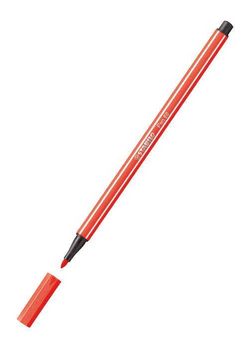 Stabilo Pen 68 - Lt Red