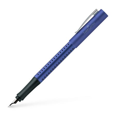 Faber Castell Grip Fountain Pen - Blue Broad