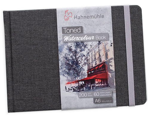 Hahnemühle Toned Watercolour Book - Grey - 4 x 6 in. - A6