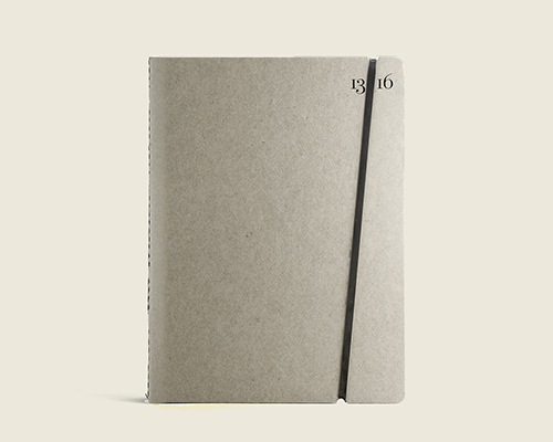 13 Sedicesimi Notebook Jotter - 6 x 8 in. - Grey