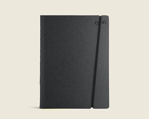13 Sedicesimi Notebook Jotter - 6 x 8 in. - Black