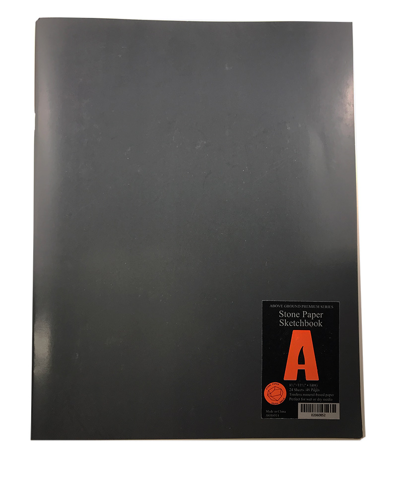 Above Ground Premium Stone Paper Sketchbook. - 8.5 x 11" 