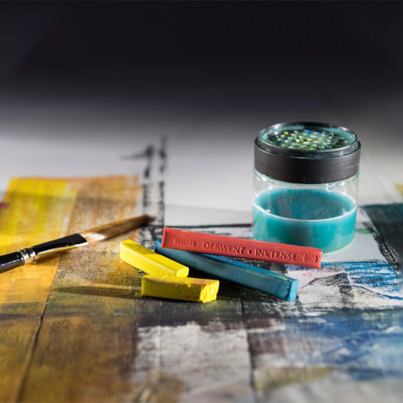 Derwent Inktense Block – Mattoncino Di Inchiostro Solubile Colore Verde Primavera
