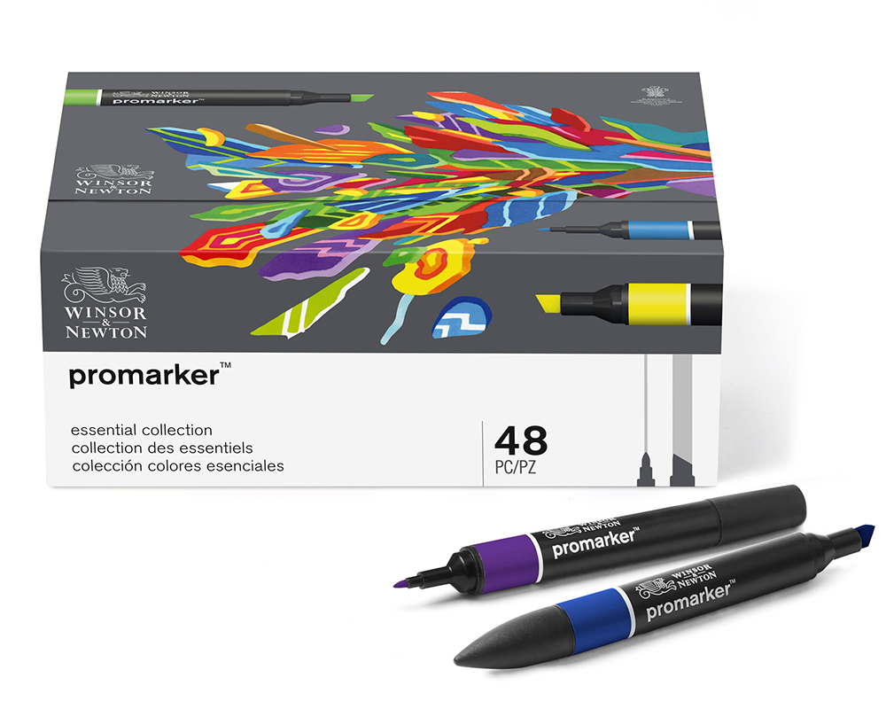 Winsor & Newton Promarker - Essential Collection Set of 48