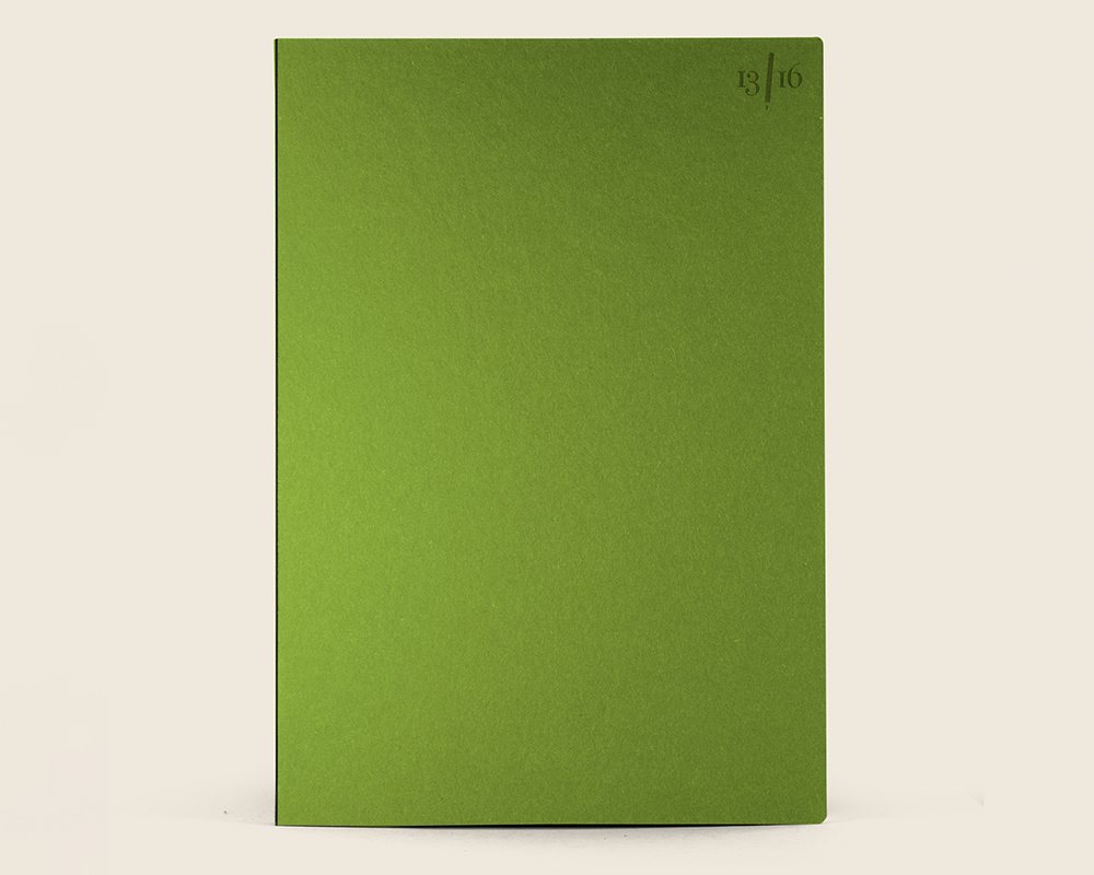 13 Sedicesimi Sketchbook -  A4 Size - Portrait - Green 