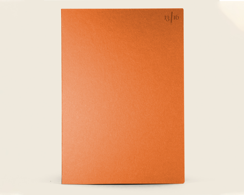 13 Sedicesimi Sketchbook -  A4 Size - Portrait - Orange