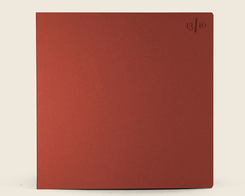 13 Sedicesimi Sketchbook - 8.6 x 8.6 in. - Square - Red