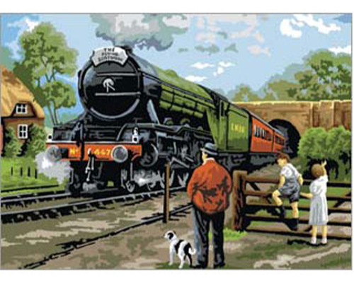 Royal & Langnickel Paint By Number Adult - Steam Train - Large