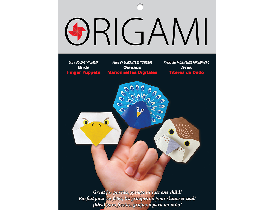 Yasutomo Origami Fold 'Ems Finger Puppets - Birds Set