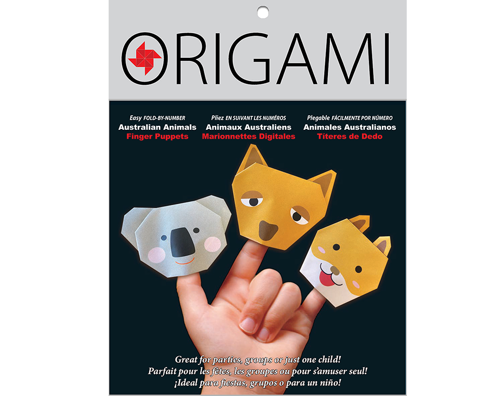 Yasutomo Origami Fold 'Ems Finger Puppets - Aussie Set