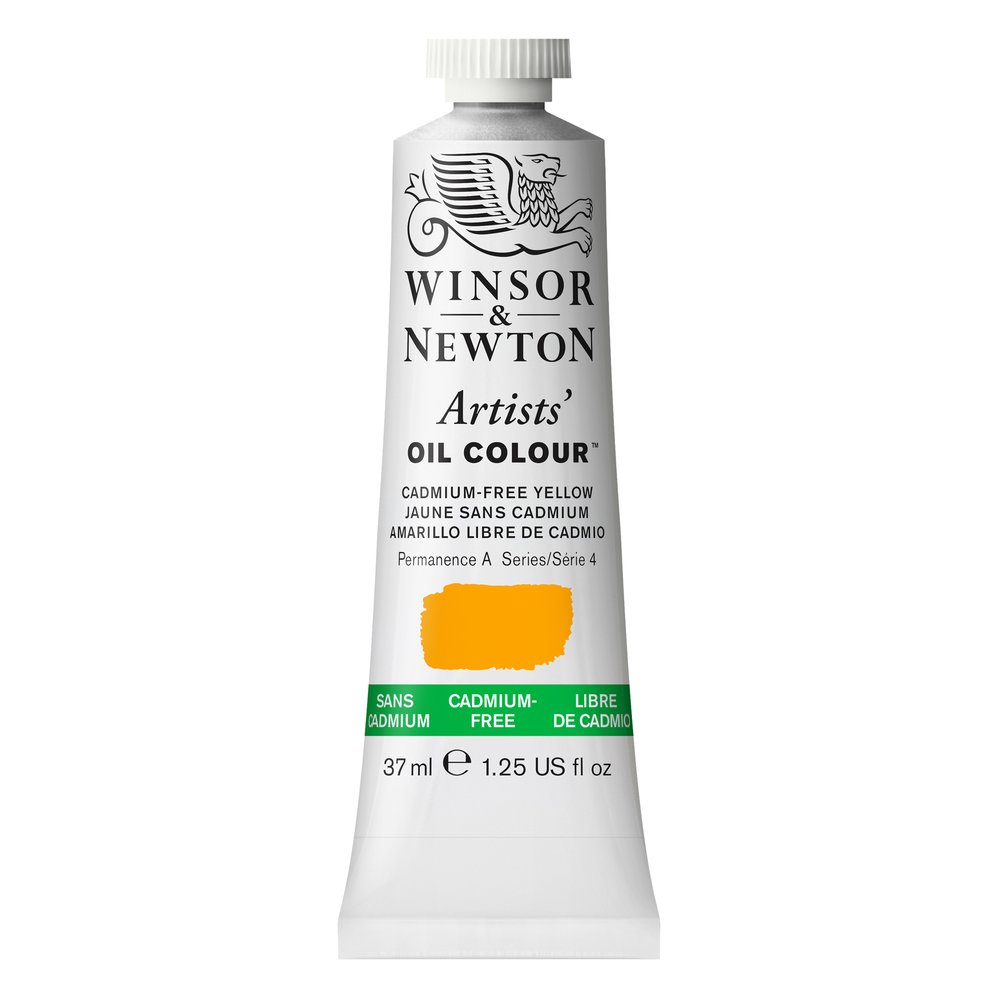 Winsor & Newton Artists' Oil Paint Cadmium Free Yellow 37mL