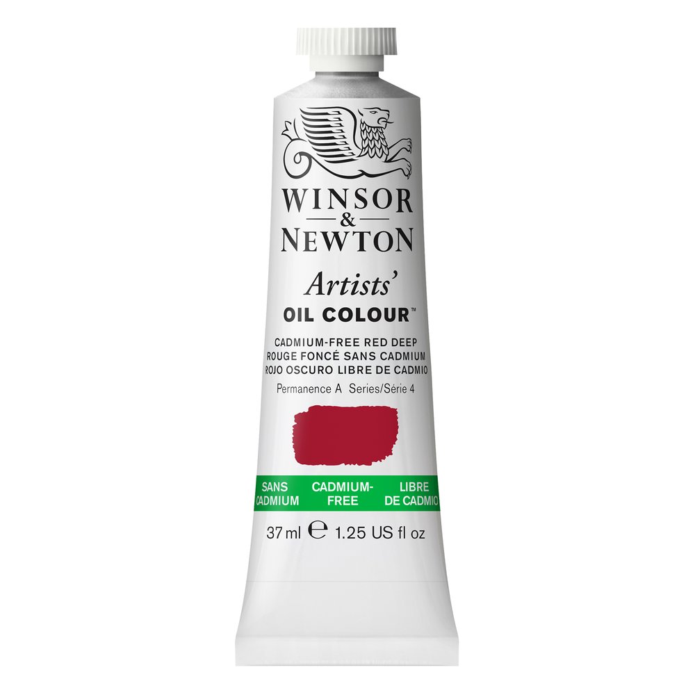Winsor & Newton Artists' Oil Paint Cadmium Free Deep Red 37mL
