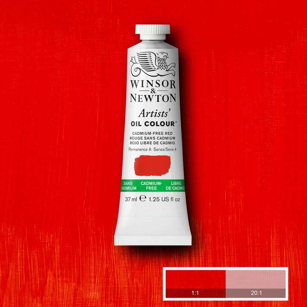 Winsor & Newton Artists' Oil Paint Cadmium Free Red 37mL