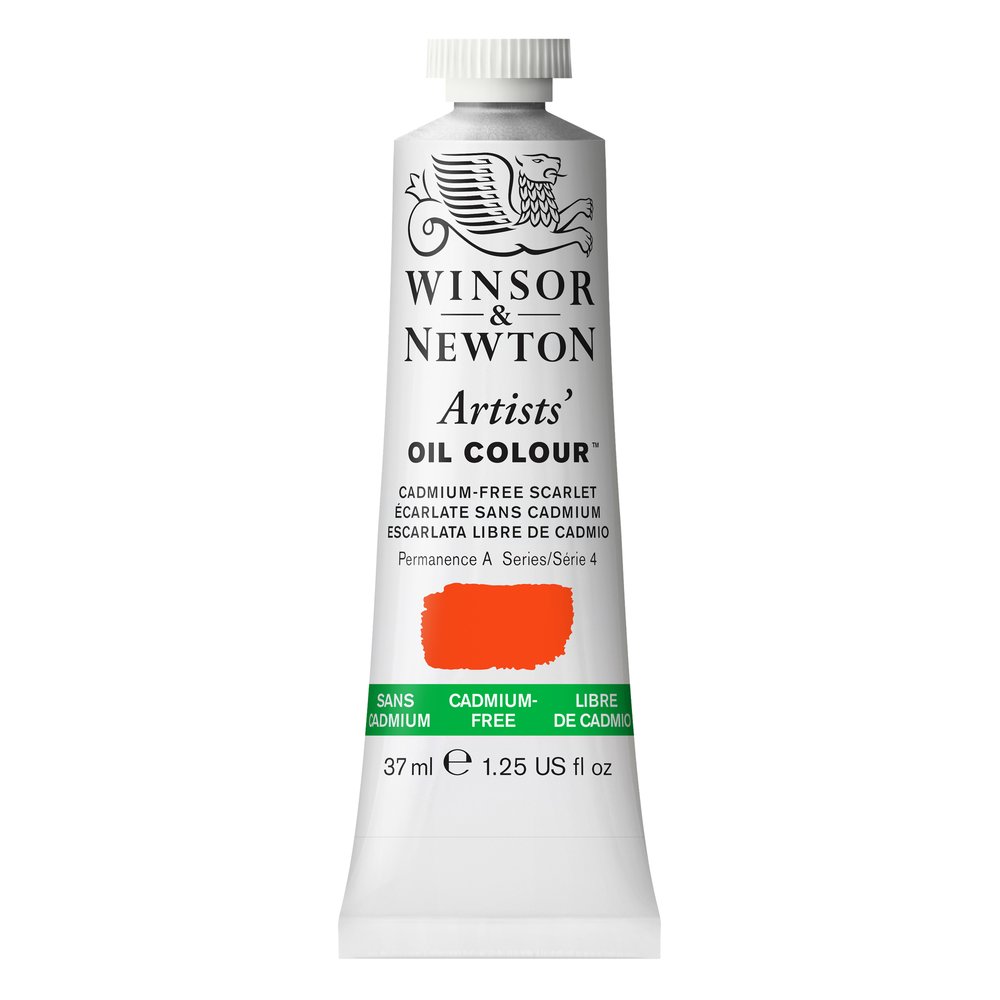 Winsor & Newton Artists' Oil Paint Cadmium Free Scarlet 37mL