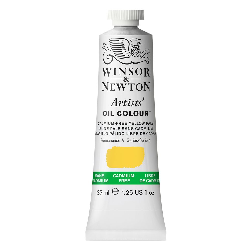 Winsor & Newton Artists' Oil Paint Cadmium Free Pale Yellow 37mL