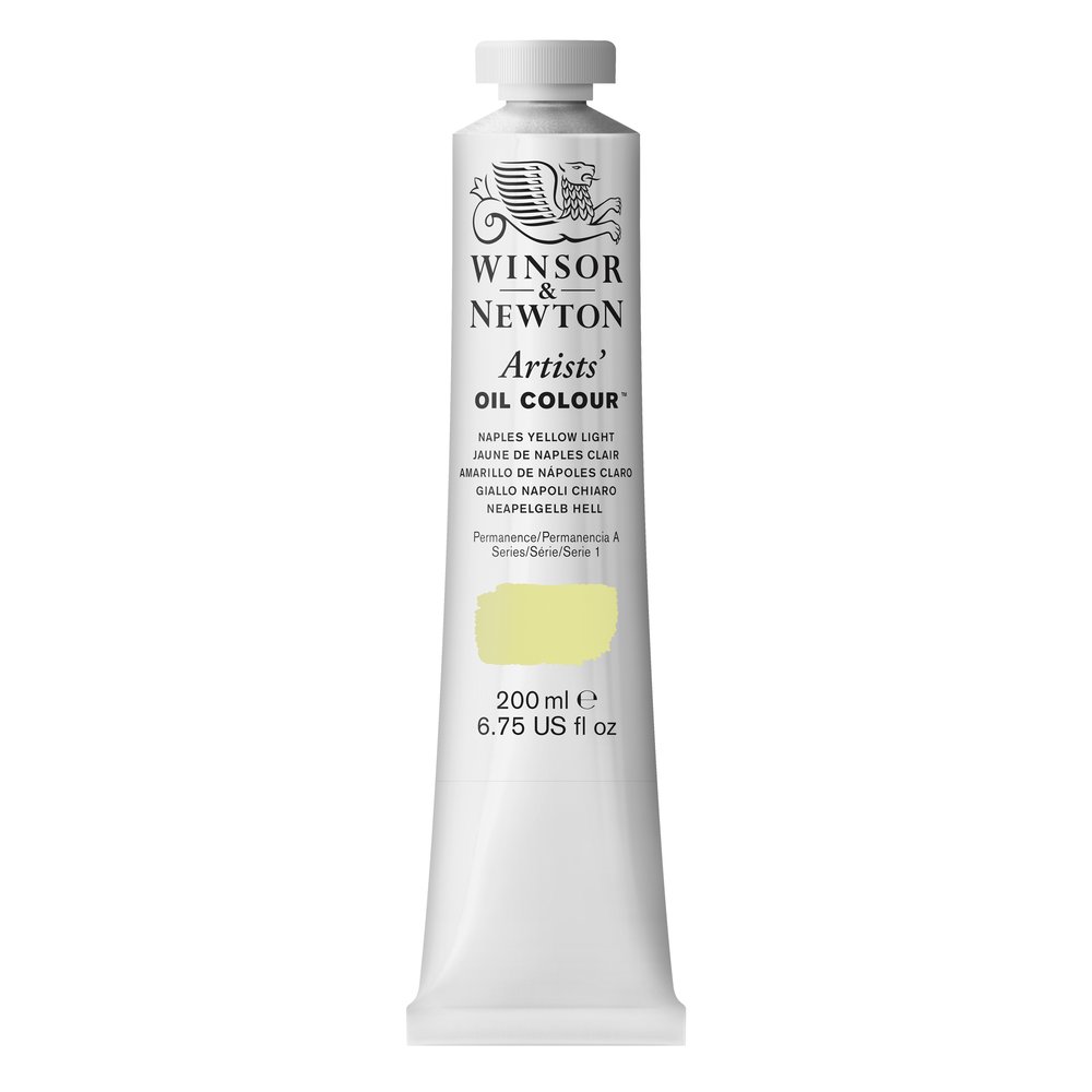 Winsor & Newton Artists' Oil Paint Naples Yellow Light 200mL