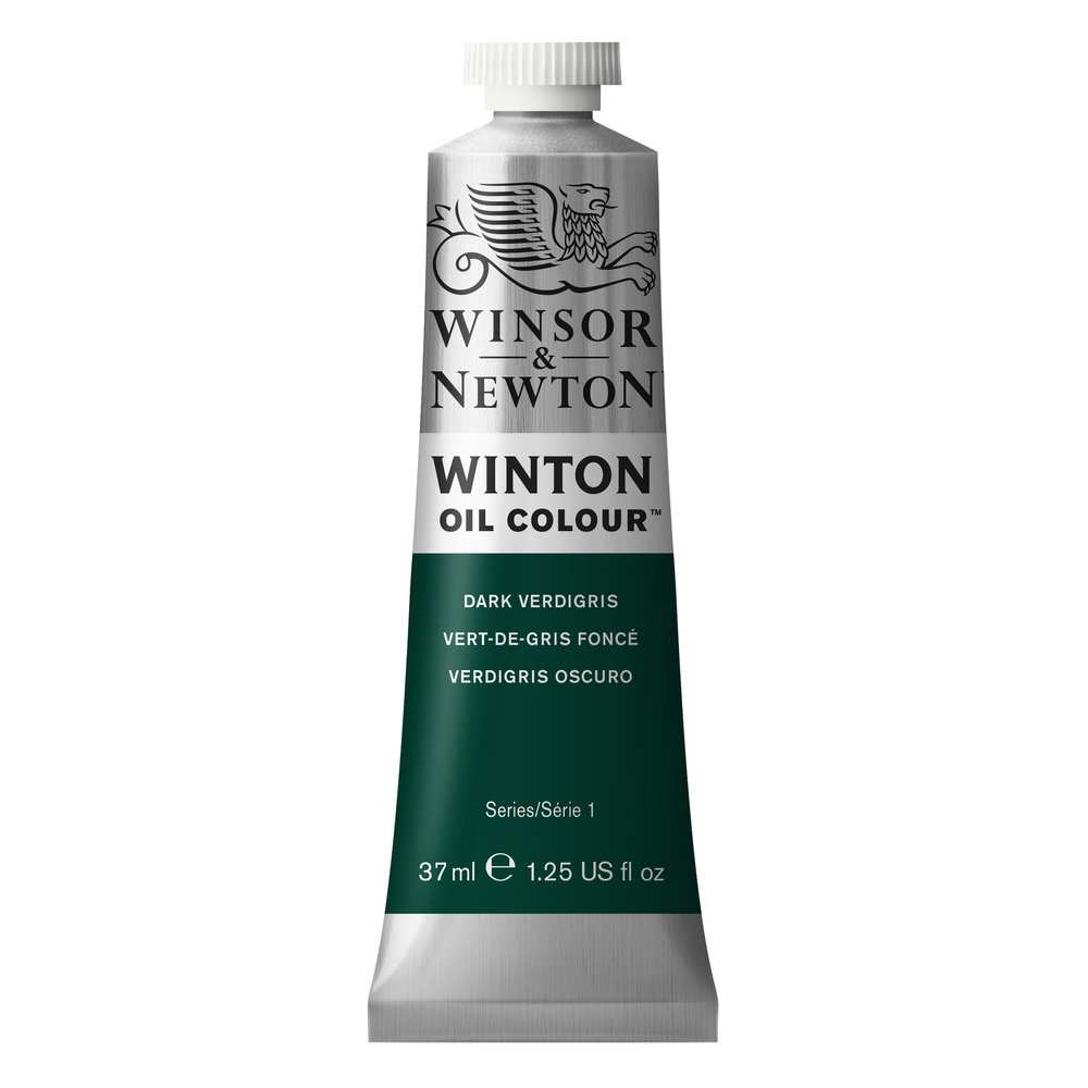 Winsor & Newton Winton Oil Colour  37mL  Dark Verdigris