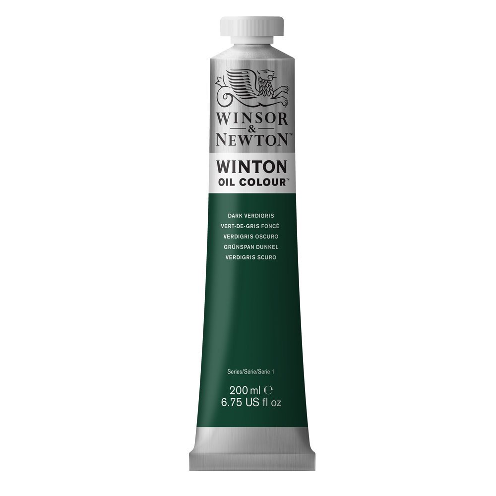 Winsor & Newton Winton Oil Colour  200mL  Dark Verdigris