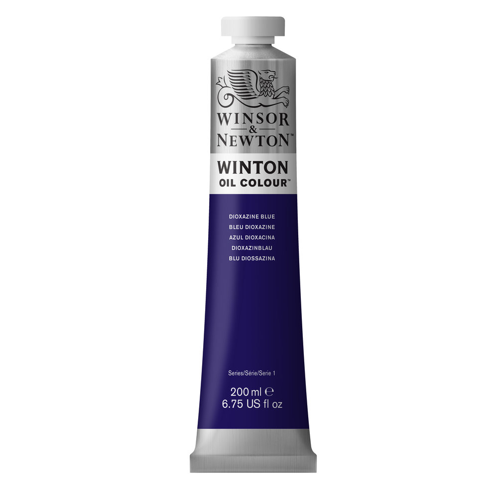 Winsor & Newton Winton Oil Colour  200mL  Dioxazine Blue