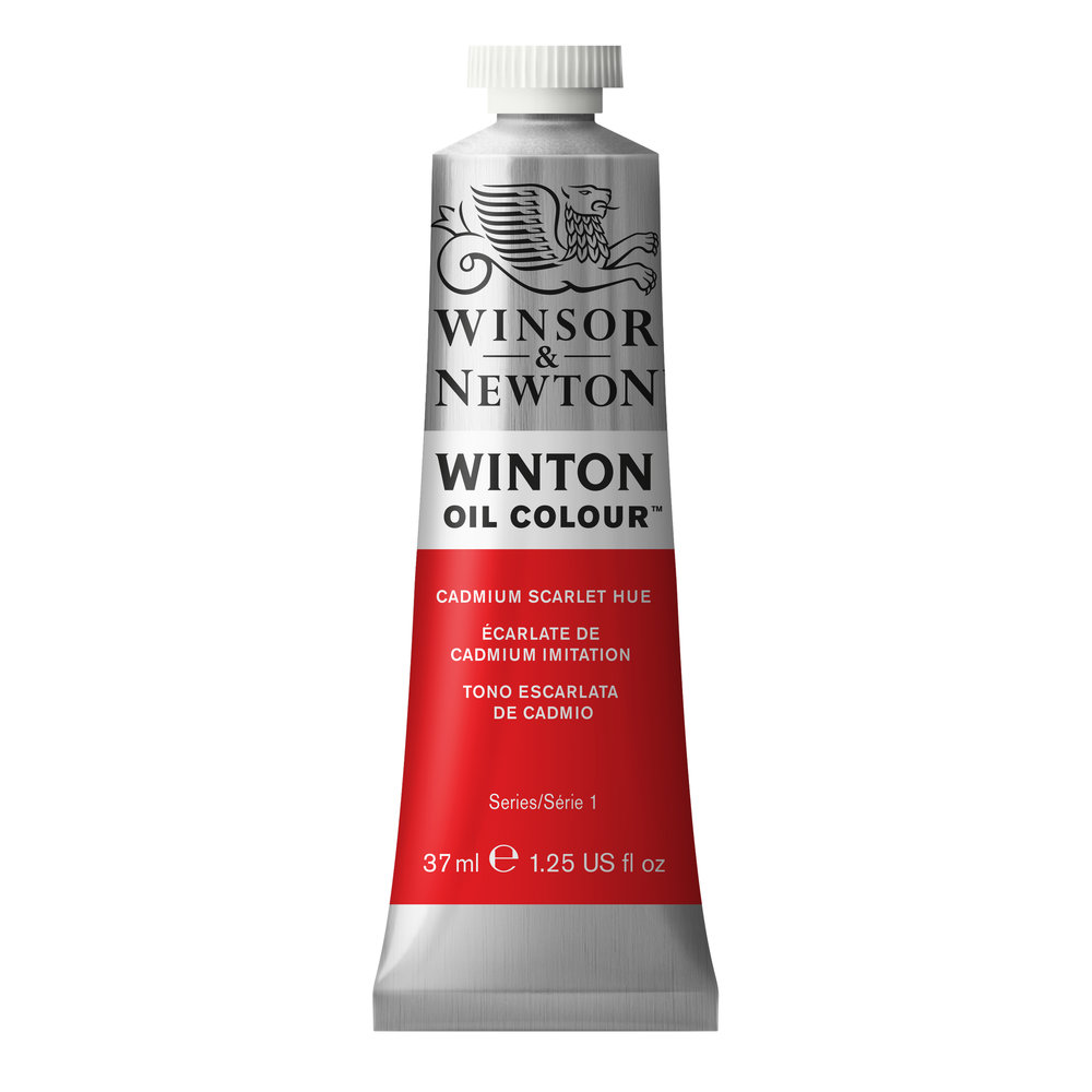 Winsor & Newton Winton Oil Cadmium - 37mL - Scarlet Hue