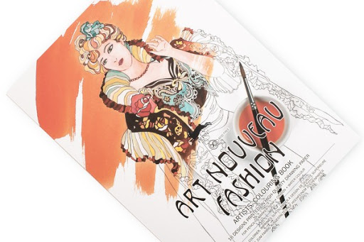 Pepin Artists' - Art Nouveau Fashion Colouring Book