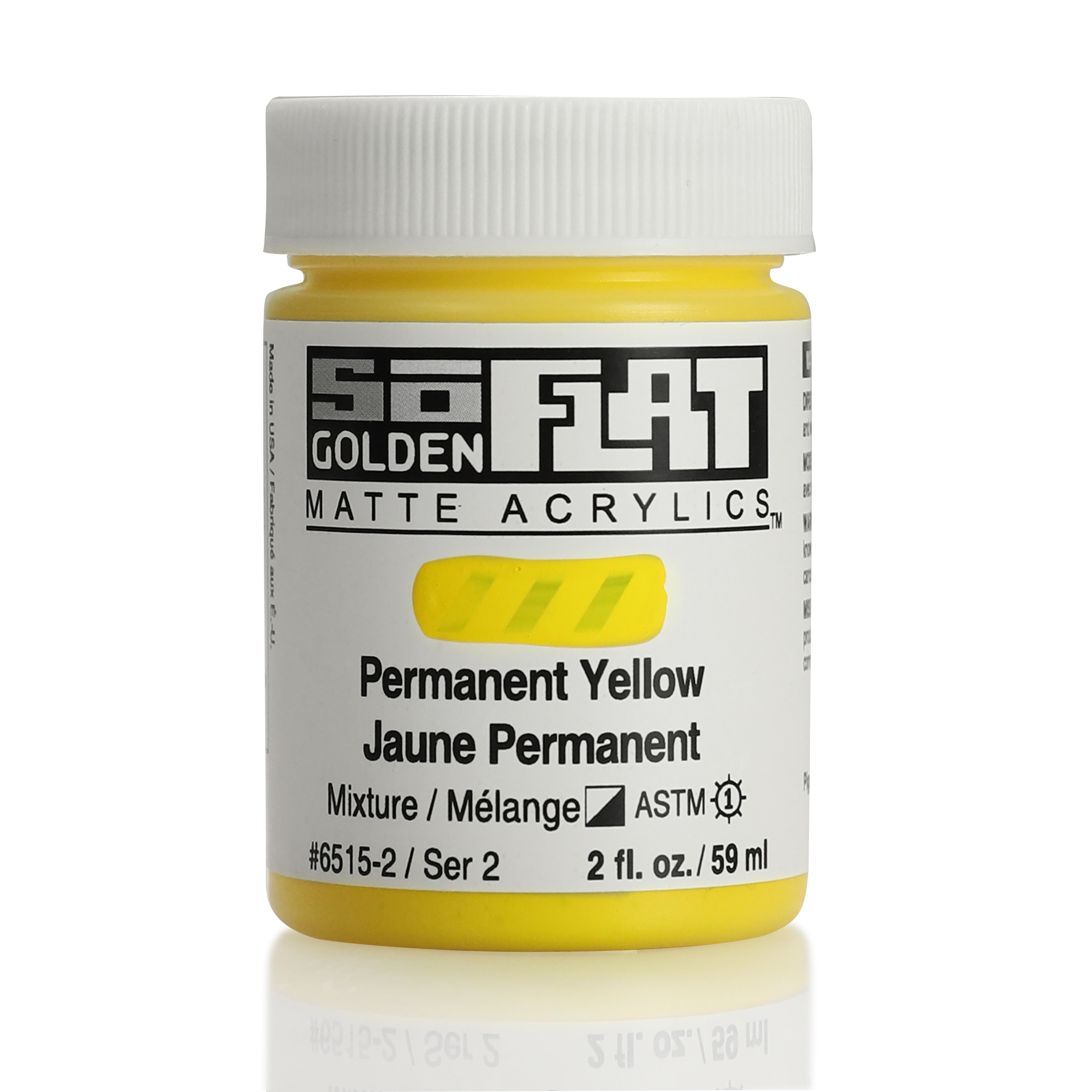 Golden Soflat 2oz Permanant Yellow