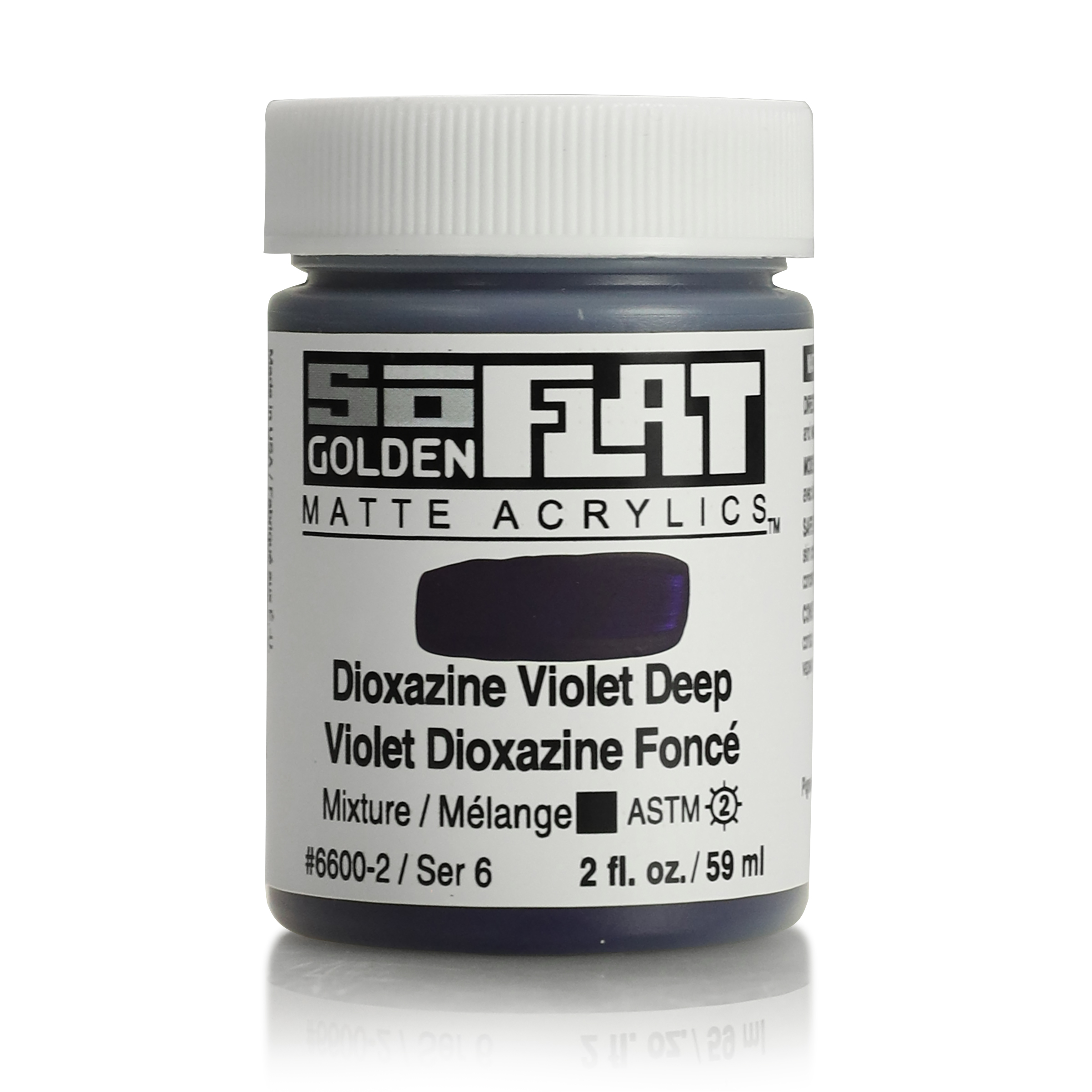 Golden Soflat 2oz Dioxazine Violet Deep