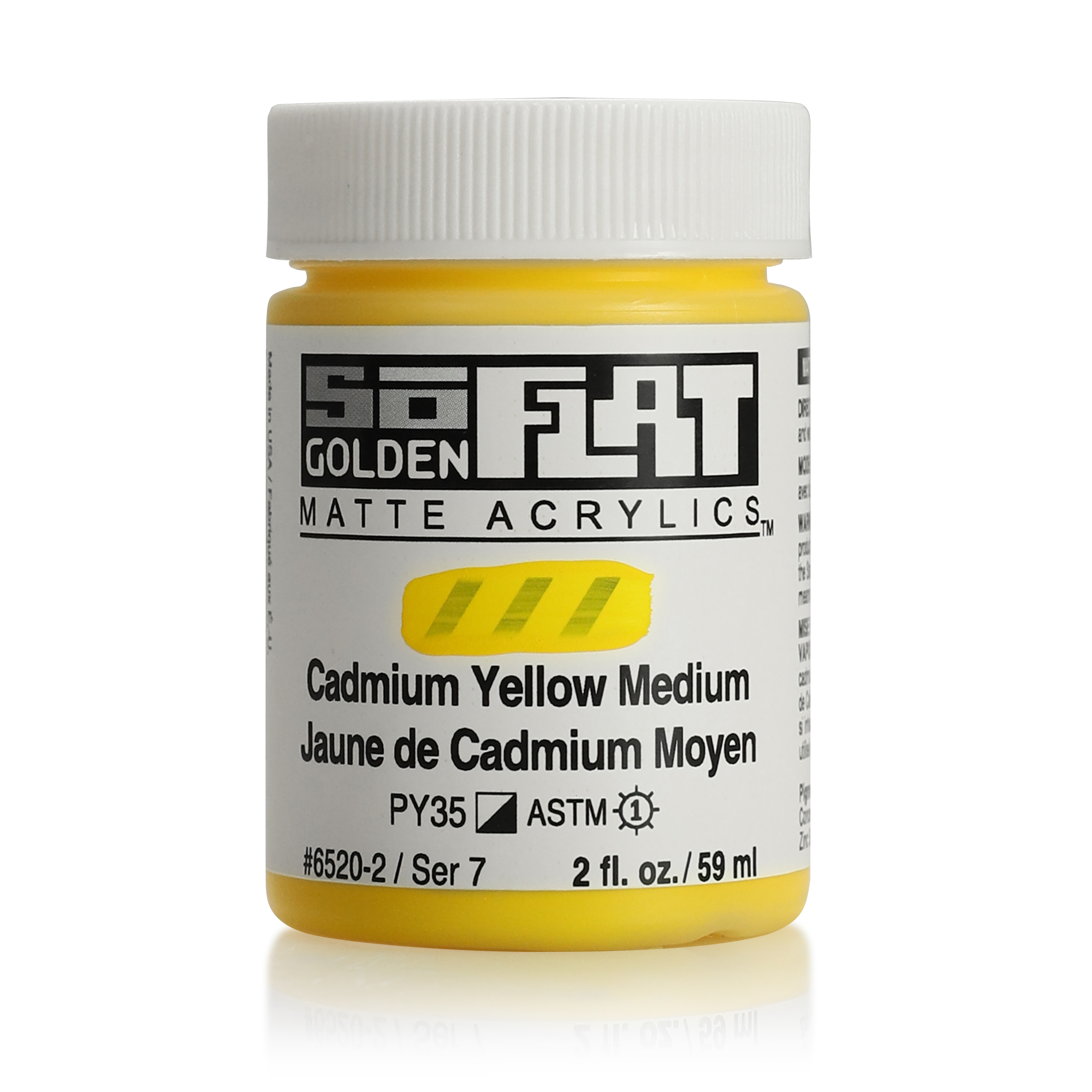 Golden Soflat 2oz Cadmium Yellow Medium