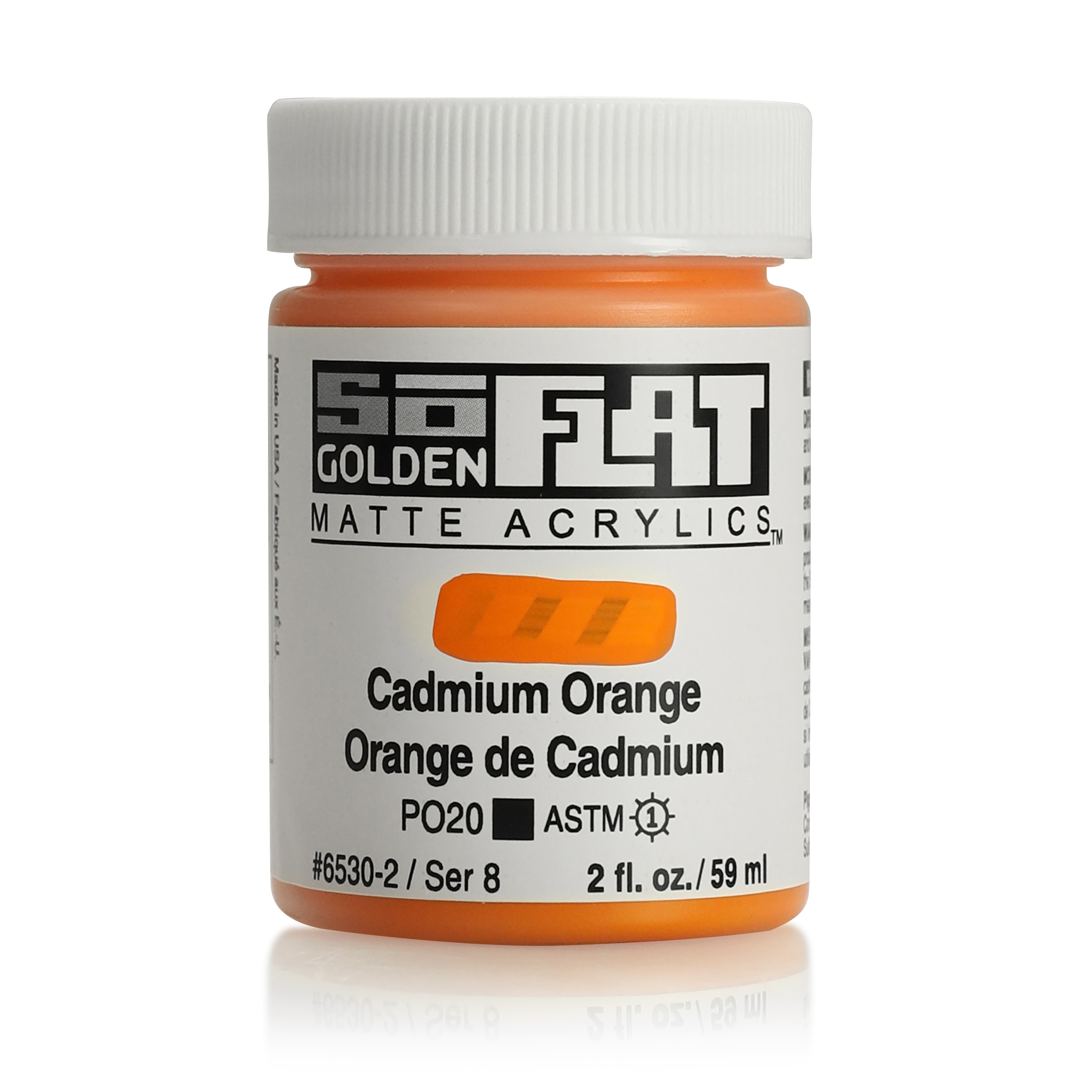 Golden Soflat 2oz Cadmium Orange