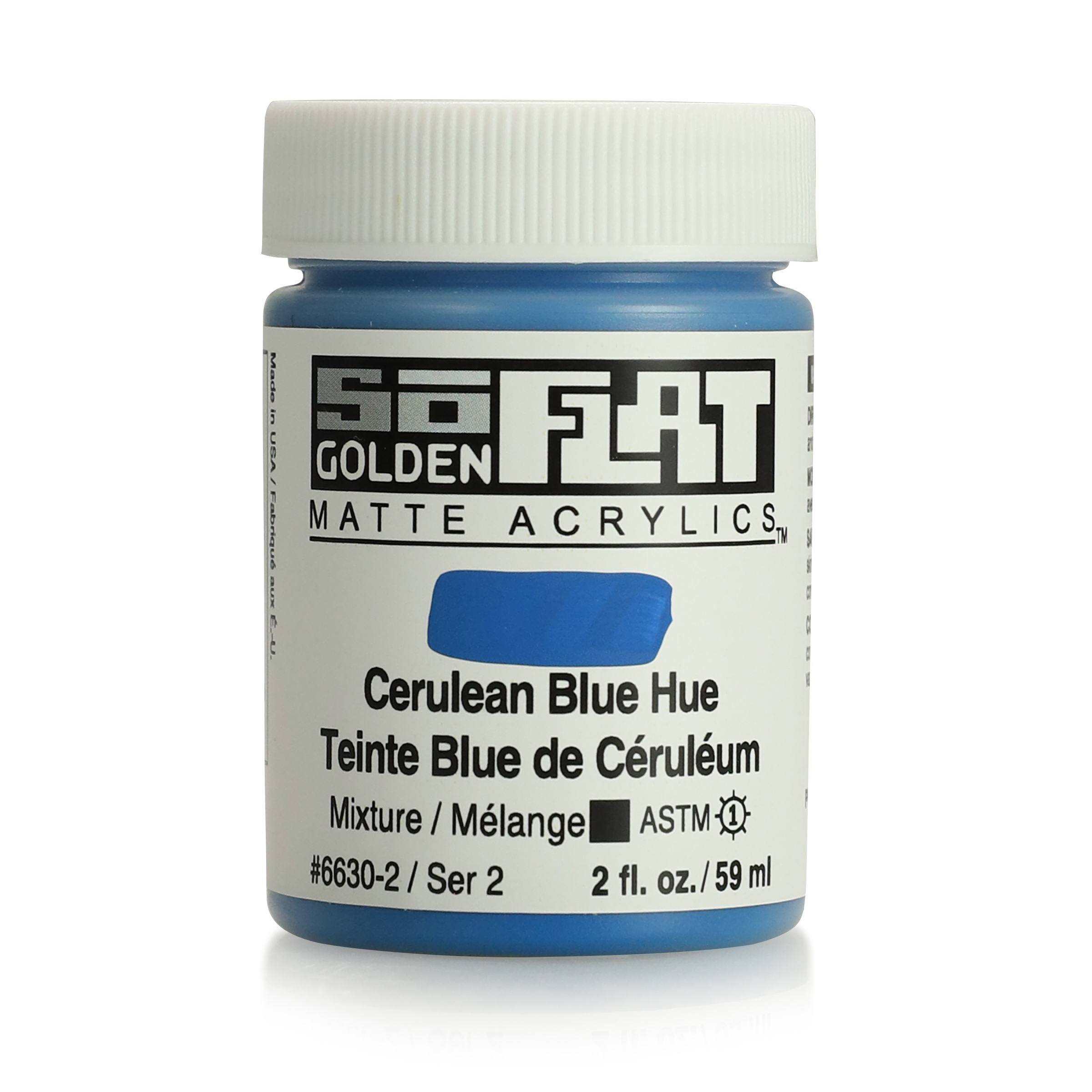 Golden Soflat 2oz Cerulean Blue Hue