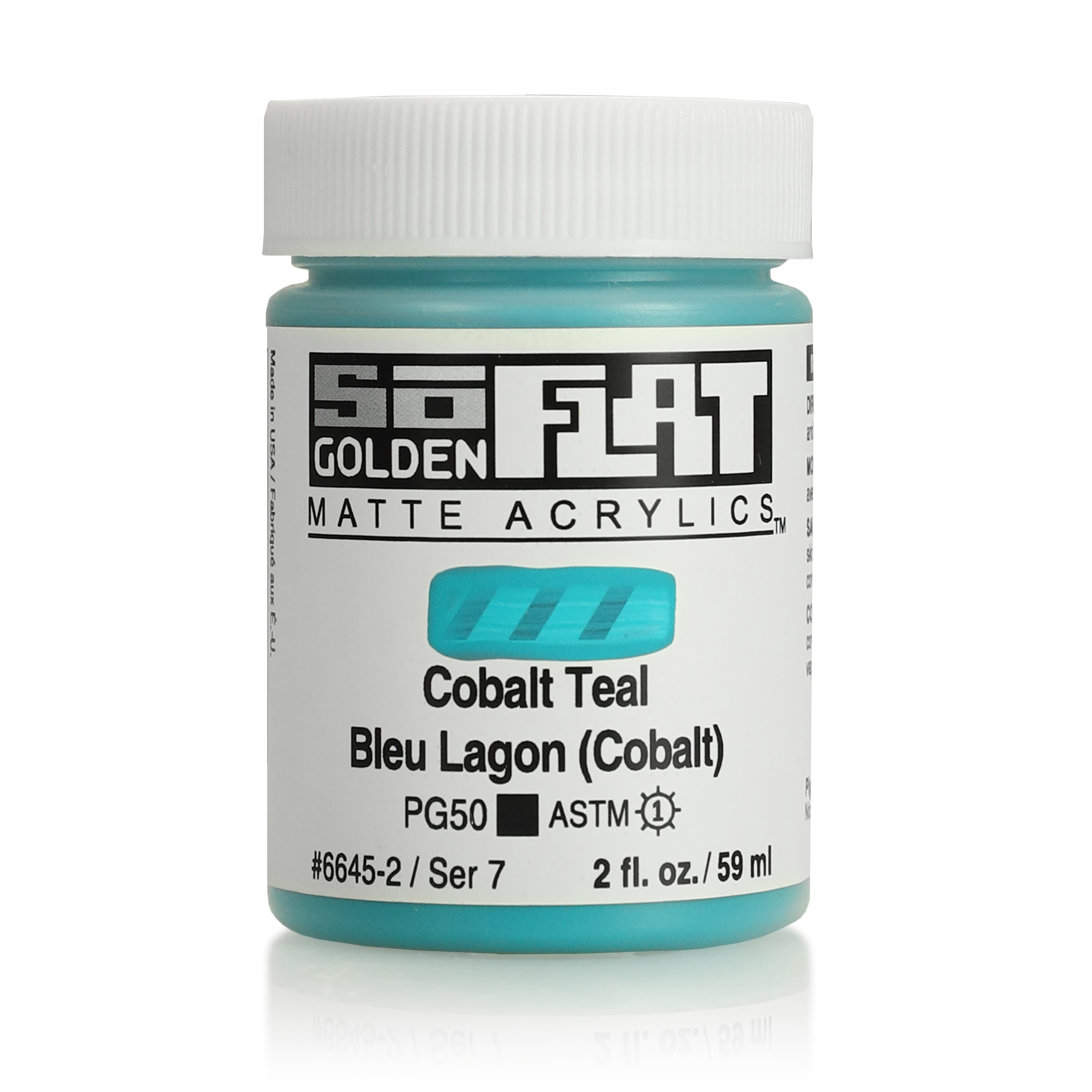 Golden Soflat 2oz Cobalt Teal