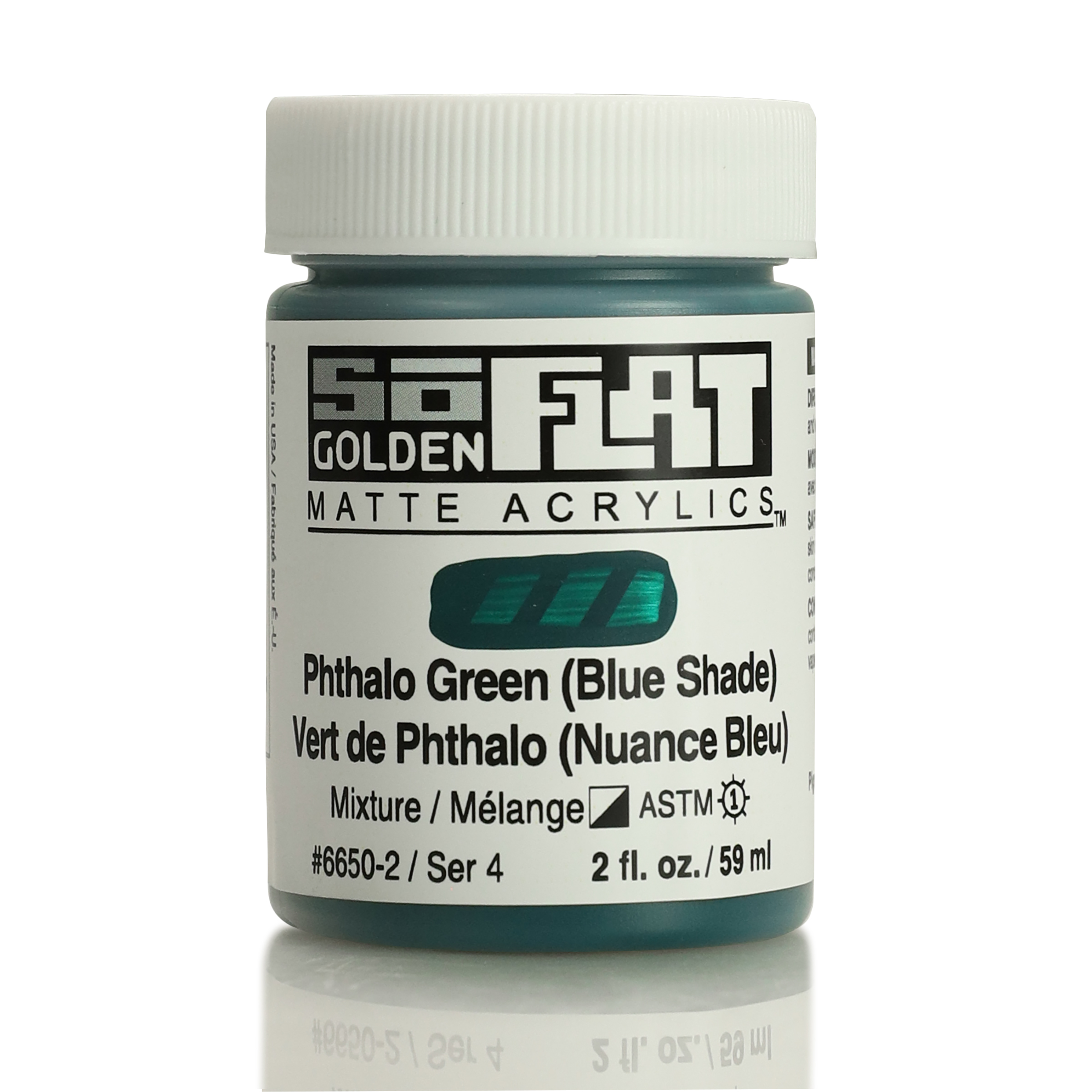 Golden Soflat 2oz Phthalo Green Blue Shade