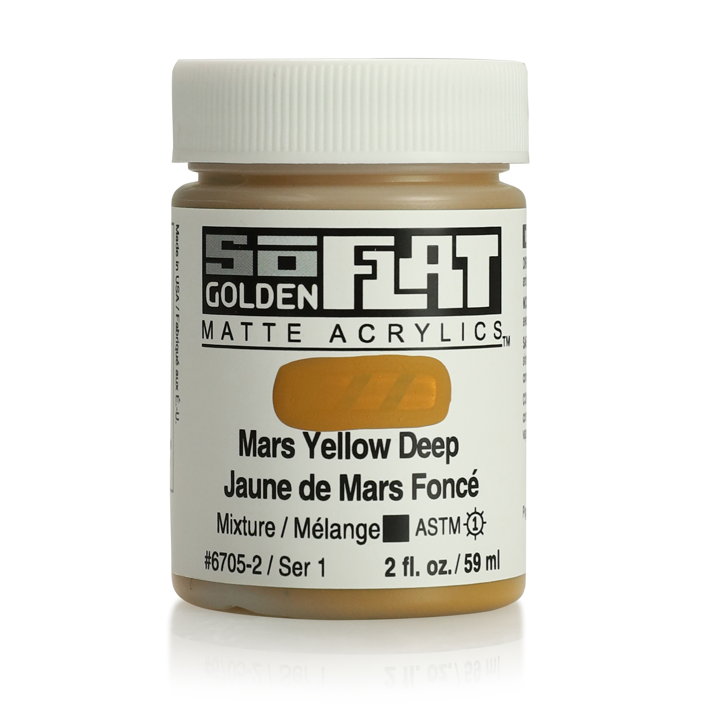 Golden Soflat 2oz Mars Yellow Deep