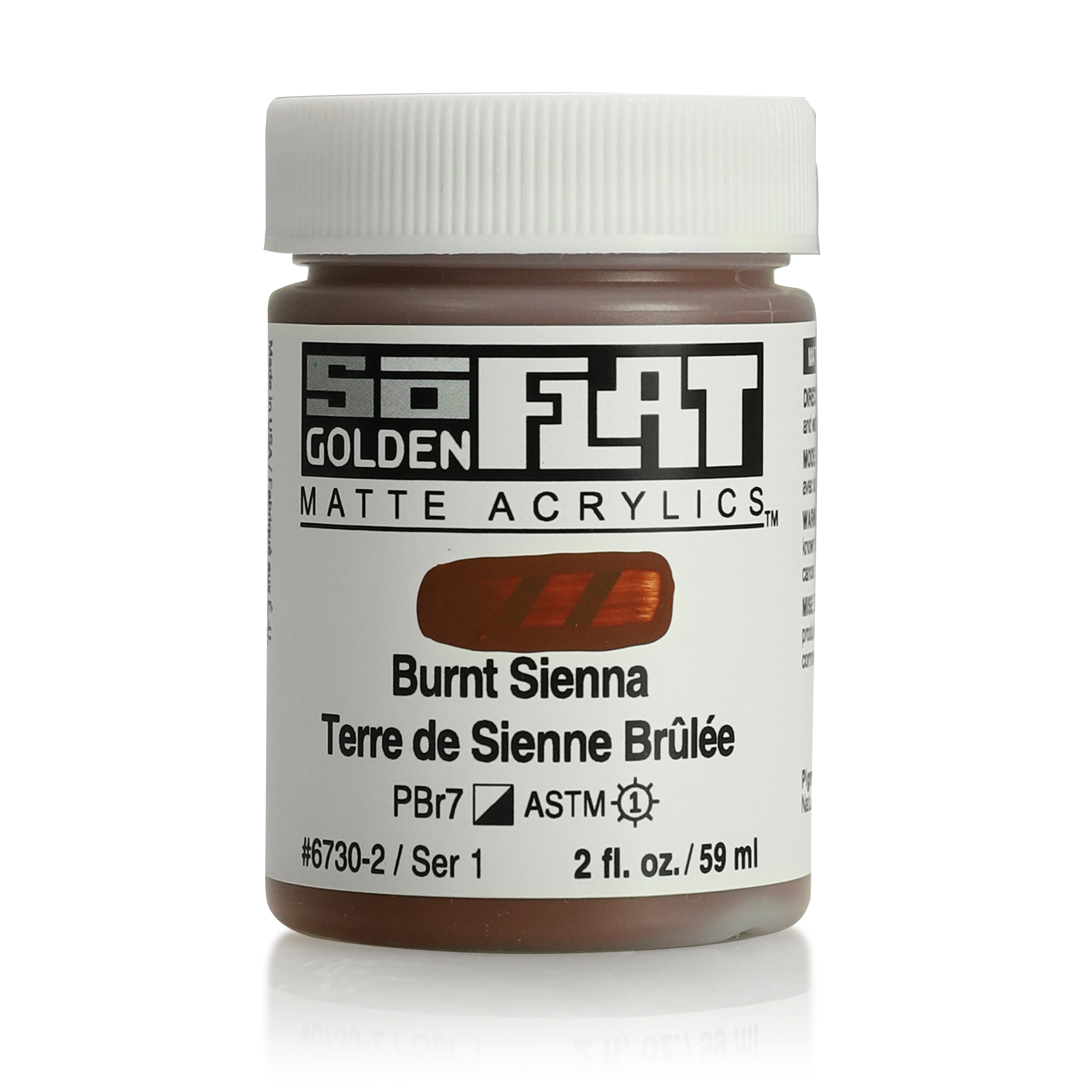 Golden Soflat 2oz Burnt Sienna