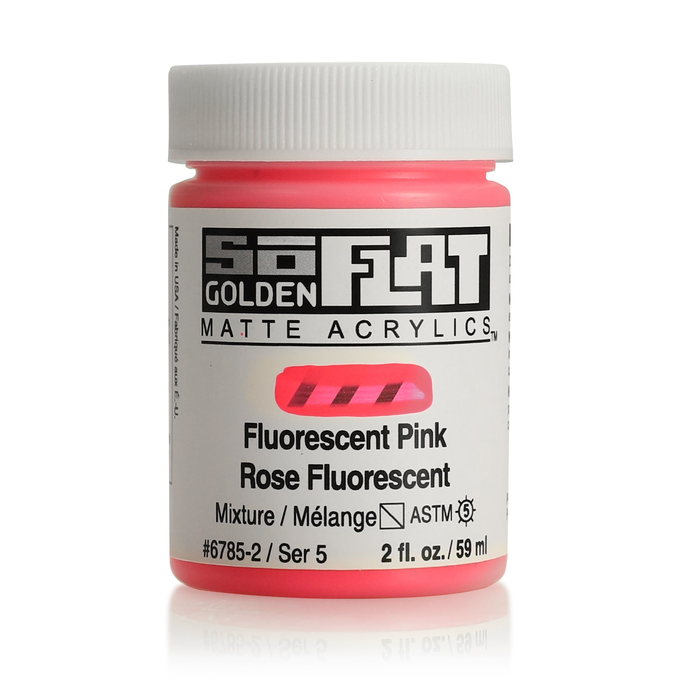 Golden Soflat 2oz Fluorescent Pink